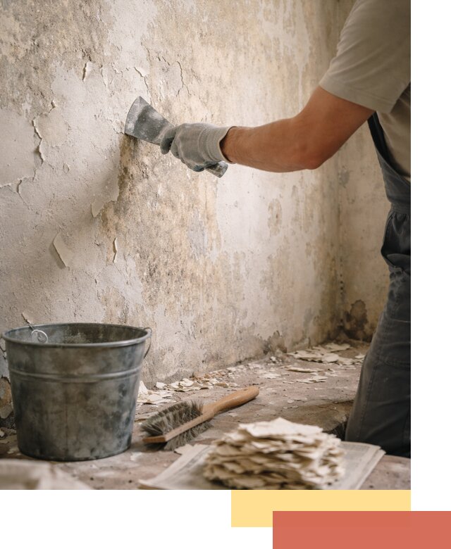 Удаление старой краски со стен в Каменске-Шахтинском качественно и быстро