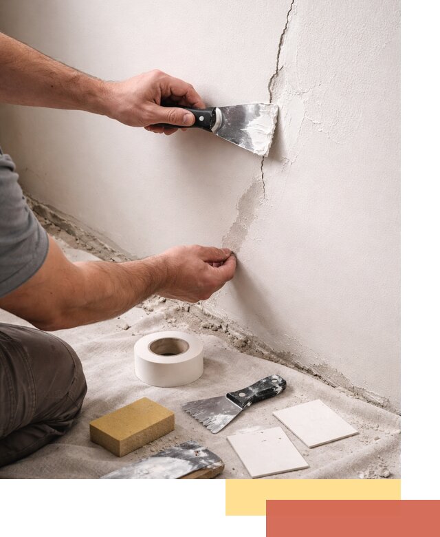 Заделка трещин и сколов в стенах и потолках в Каменске-Шахтинском