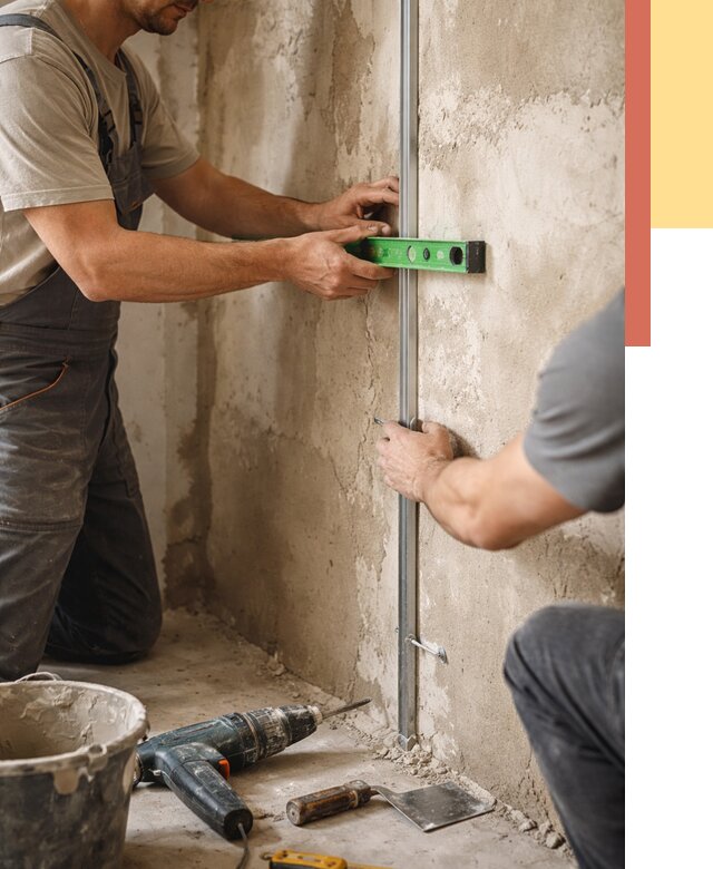 Установка штукатурных маяков в Каменске-Шахтинском от 7211 руб. — быстро и недорого | ОТДЕЛОЧНИК-Ксш