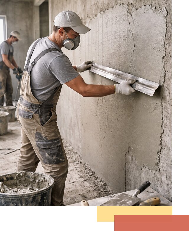 Штукатурка бетонных стен в Каменске-Шахтинском качественно и долговечно