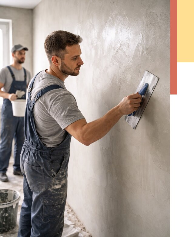 Глянцевание штукатурки стен в Каменске-Шахтинском от 7726 руб. — услуги и затирка | ОТДЕЛОЧНИК-Ксш