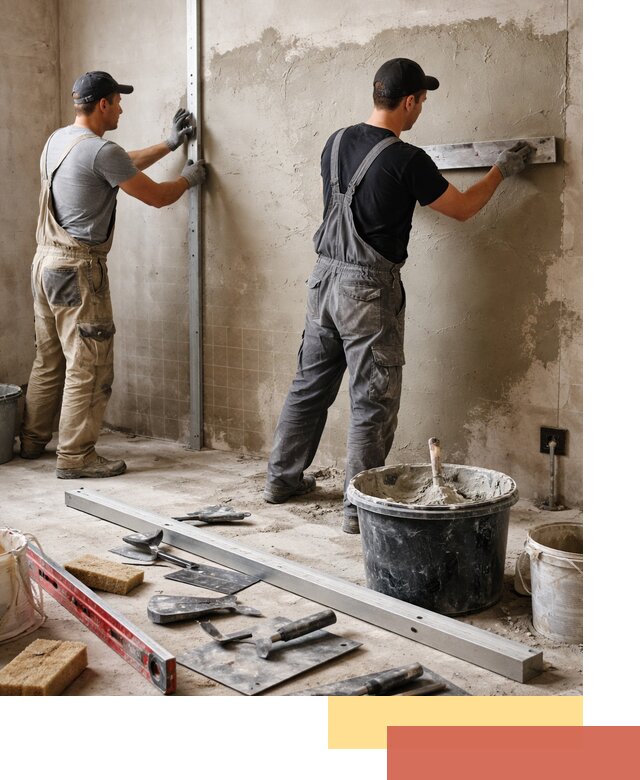 Профессиональная штукатурка стен под плитку в Каменске-Шахтинском