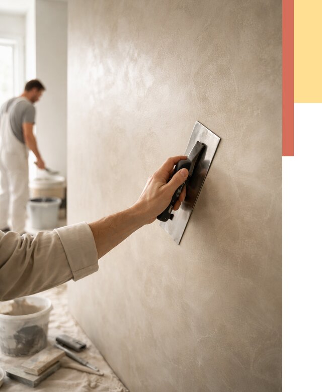 Венецианская штукатурка в Каменске-Шахтинском от 3605 руб/м² — нанесение стен под ключ | ОТДЕЛОЧНИК-Ксш