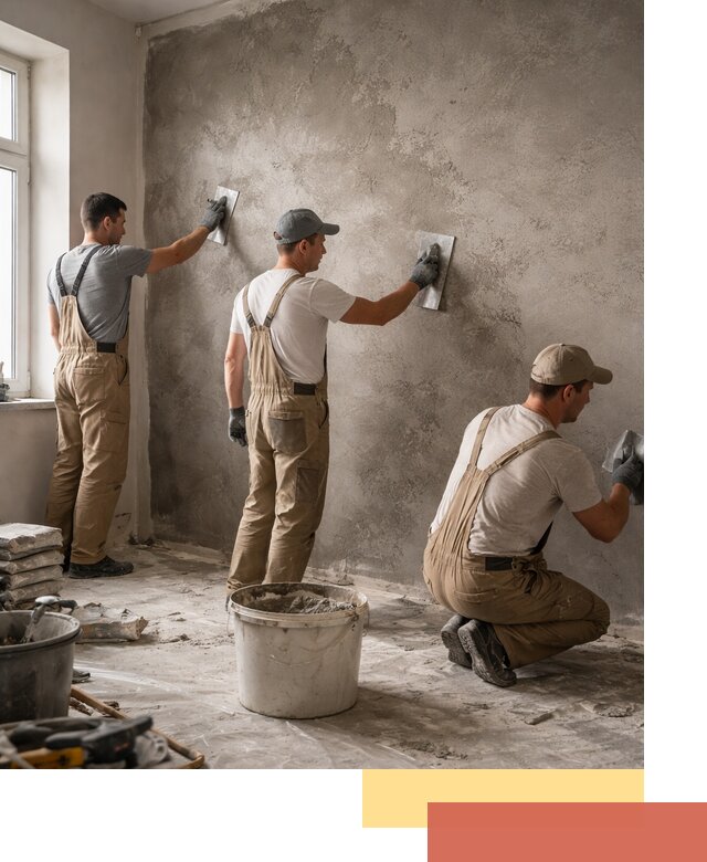 Декоративная штукатурка под бетон в Каменске-Шахтинском для стен и потолков