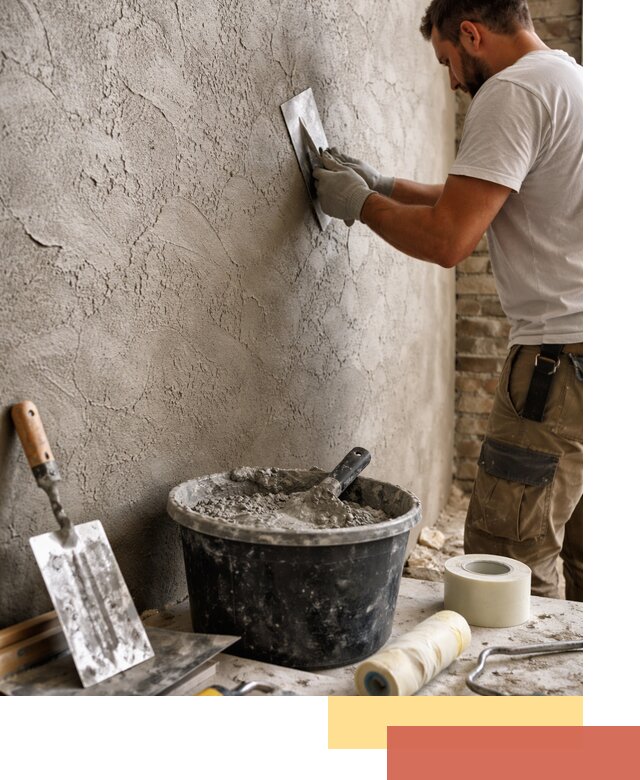 Декоративная штукатурка лофт в Каменске-Шахтинском — отделка стен и потолков