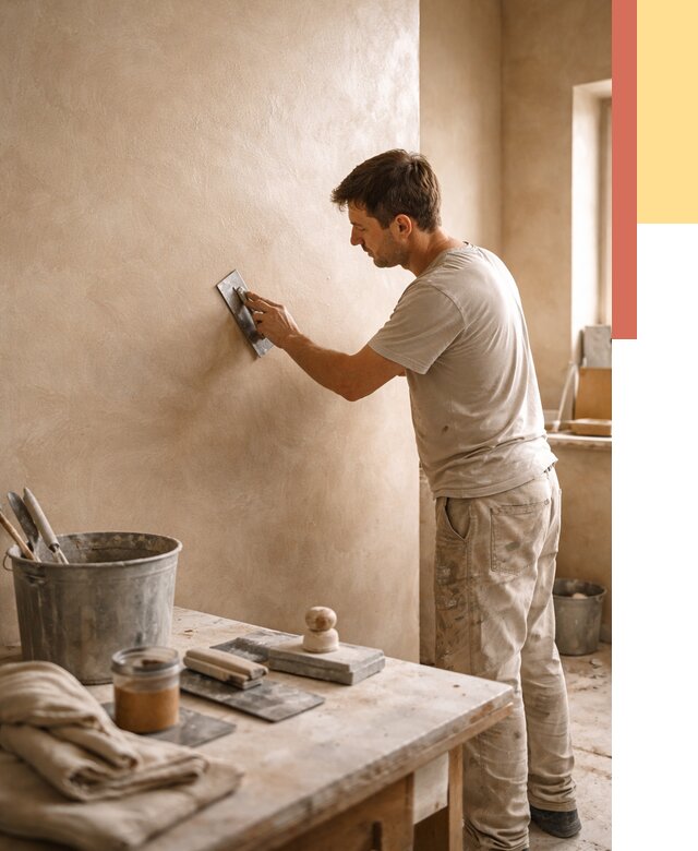 Марокканская штукатурка таделакт в Каменске-Шахтинском под ключ от 4326 руб. | ОТДЕЛОЧНИК-Ксш