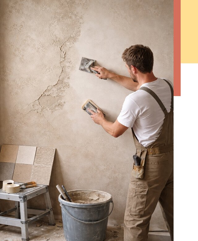 Ремонт декоративной штукатурки в Каменске-Шахтинском от 4635 руб. под ключ | ОТДЕЛОЧНИК-Ксш