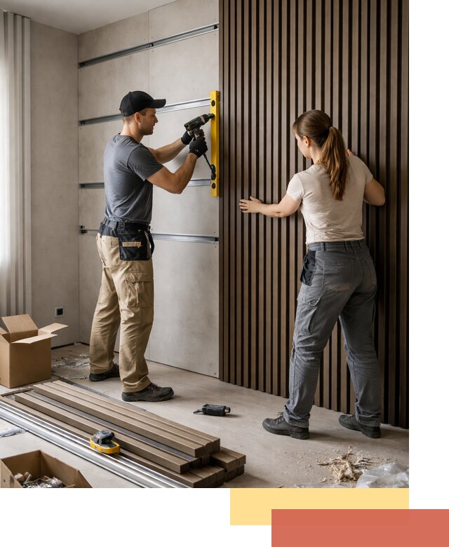 Монтаж реечных панелей на стены в Каменске-Шахтинском