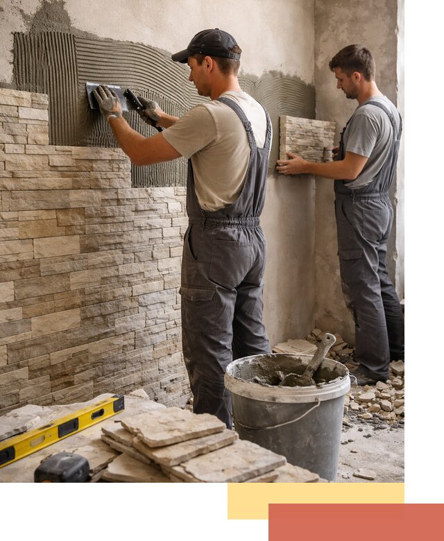 Монтаж искусственного камня в Каменске-Шахтинском — облицовка стен и фасадов