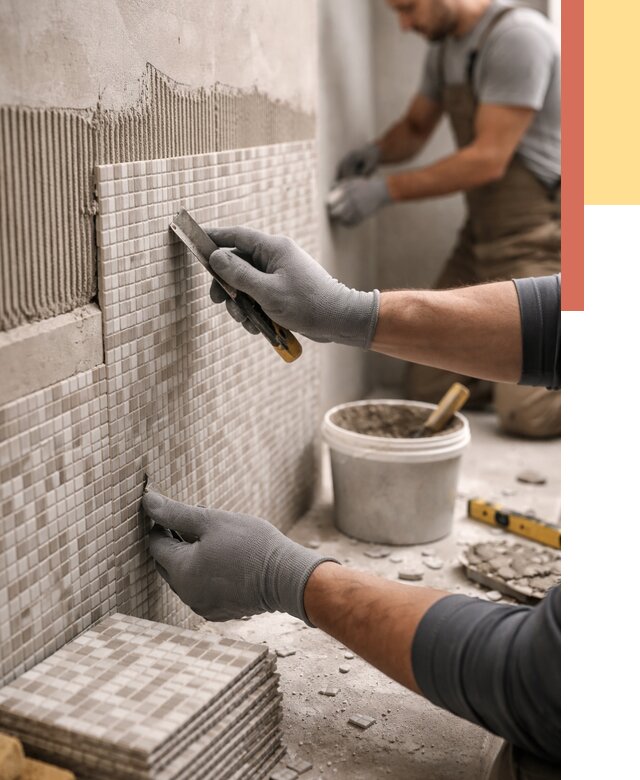 Облицовка стен мозаикой в Каменске-Шахтинском от 3296 руб/м2 — укладка мозаики на стены | ОТДЕЛОЧНИК-Ксш