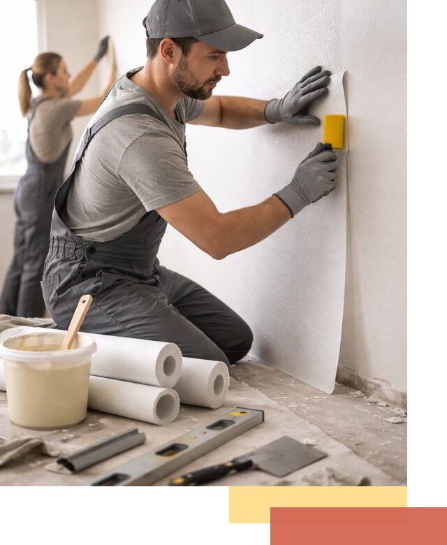 Поклейка стеклообоев профессионально в Каменске-Шахтинском