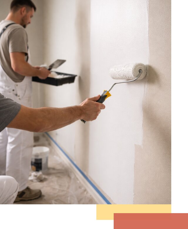 Покраска стен акриловой краской профессионально в Каменске-Шахтинском