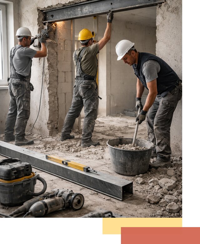 Создание проемов в стенах и несущих конструкциях в Каменске-Шахтинском