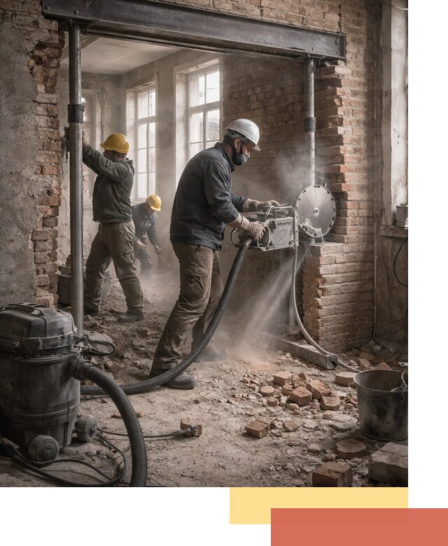 Прорезка проема в стене под дверной или оконный проем в Каменске-Шахтинском