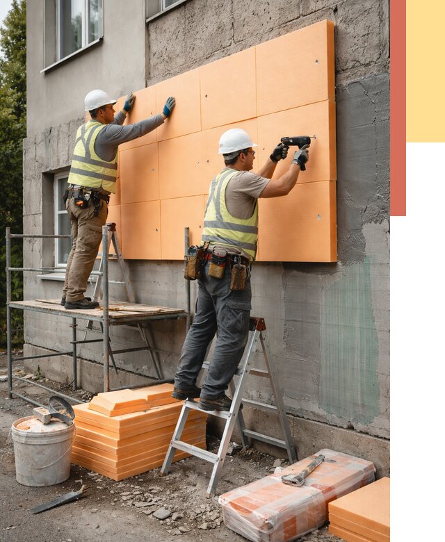 Утепление стен пеноплексом в Каменске-Шахтинском от 1906 руб./м2 — быстро и недорого | ОТДЕЛОЧНИК-Ксш