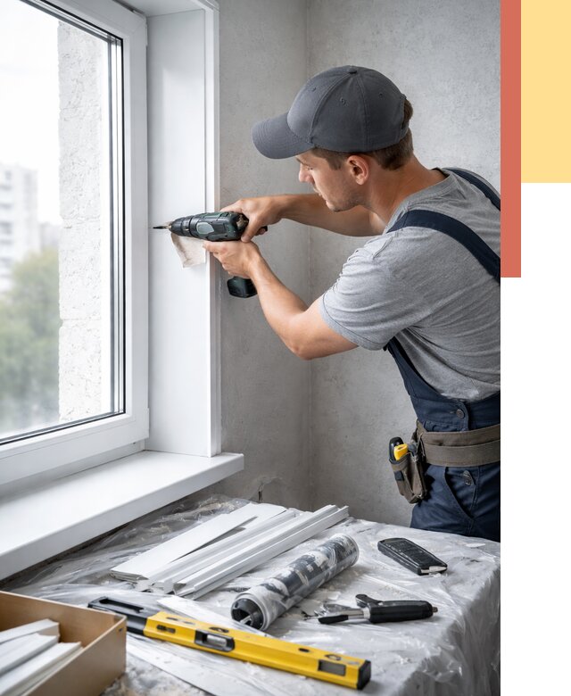 Установка пластиковых откосов в Каменске-Шахтинском от 2318 руб. | ОТДЕЛОЧНИК-Ксш монтаж, быстро и недорого