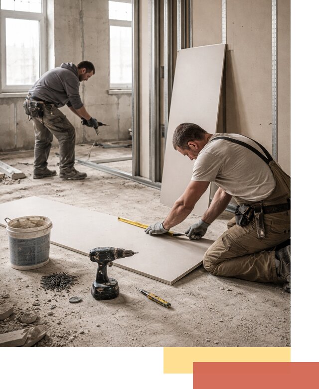 Кладка перегородок из ПГП под ключ в Каменске-Шахтинском