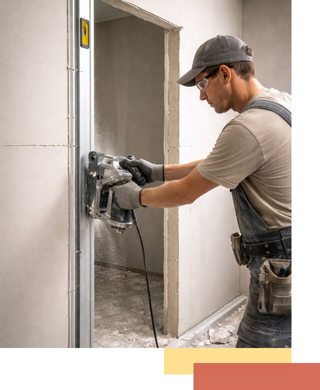 Устройство дверного проема в перегородке в Каменске-Шахтинском