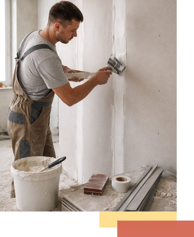 Шпаклевка перегородок из гипсокартона в Каменске-Шахтинском качественно и быстро