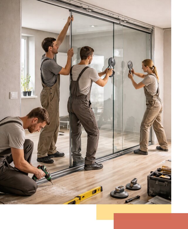 Изготовление стеклянных перегородок на заказ в Каменске-Шахтинском