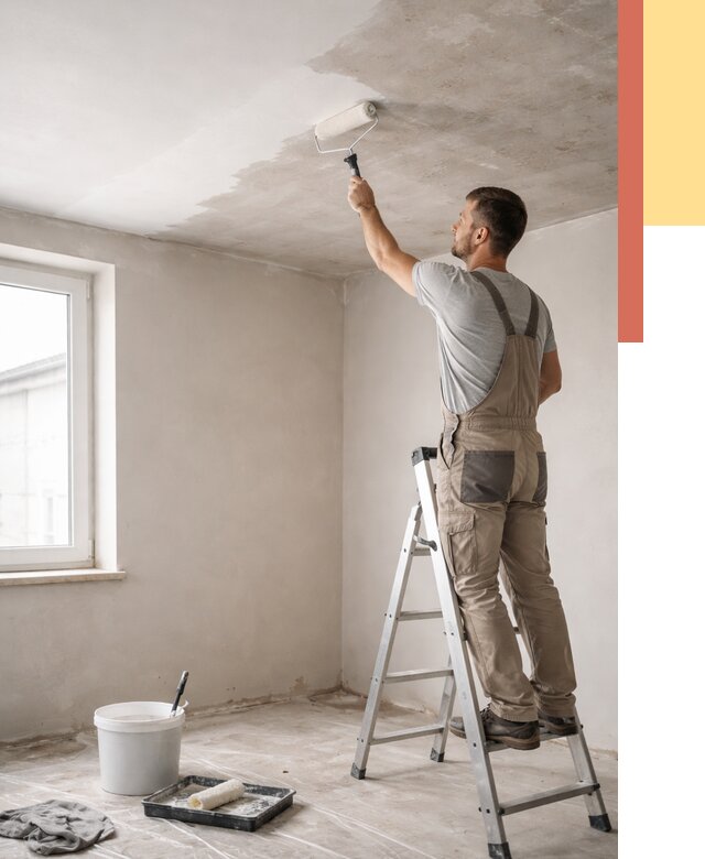 Грунтовка потолка в Каменске-Шахтинском от 2575 руб. — быстро и недорого | ОТДЕЛОЧНИК-Ксш