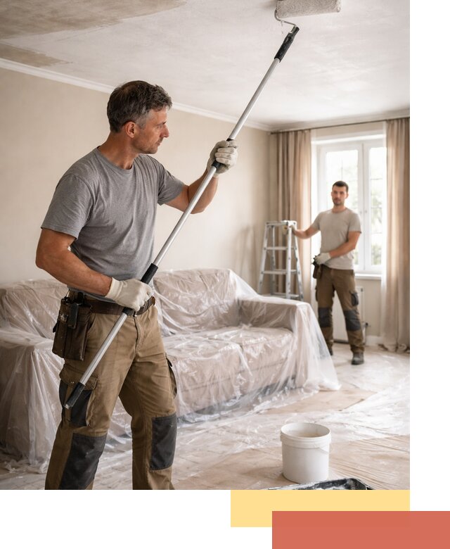 Грунтовка потолка в Каменске-Шахтинском — подготовка под покраску и отделку