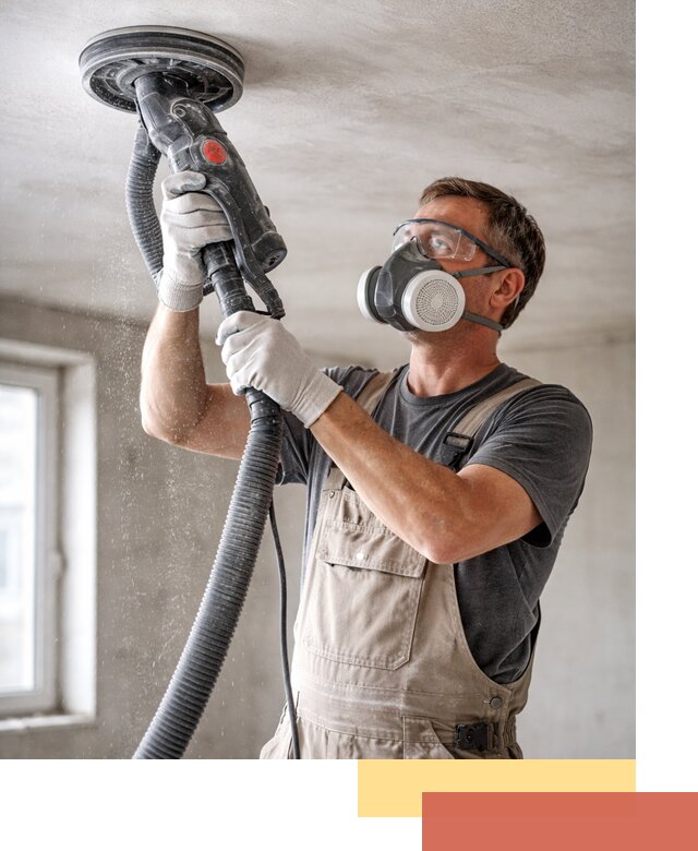 Шлифовка потолка в Каменске-Шахтинском — качественная подготовка под отделку