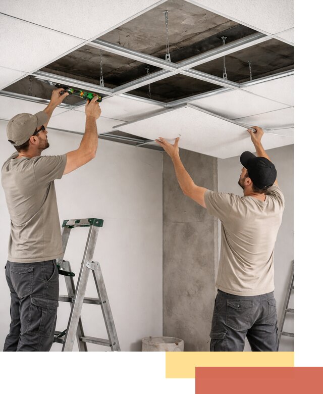 Монтаж потолка Армстронг под ключ в Каменске-Шахтинском