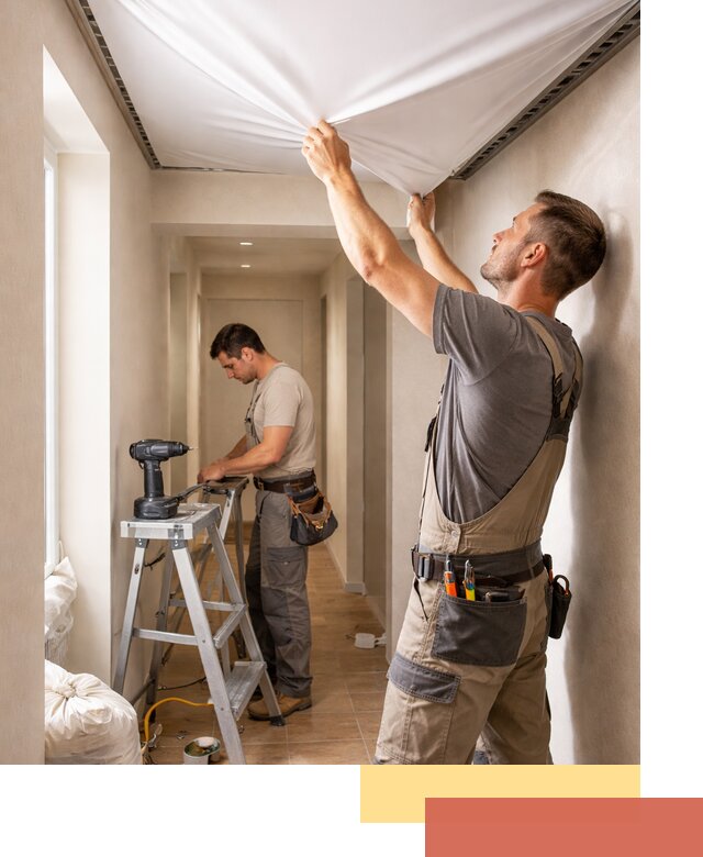 Монтаж натяжного потолка в прихожей в Каменске-Шахтинском