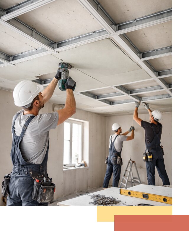 Кессонный потолок из гипсокартона под ключ в Каменске-Шахтинском