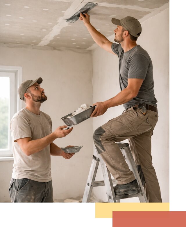 Шпаклевка потолка из гипсокартона в Каменске-Шахтинском качественно и быстро