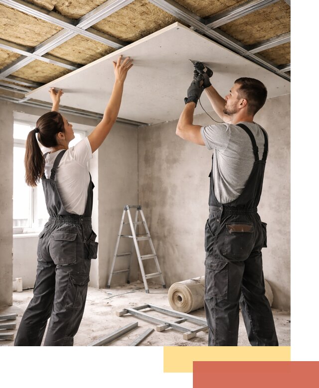 Звукоизоляция потолка из ГКЛ в Каменске-Шахтинском профессионально и надежно