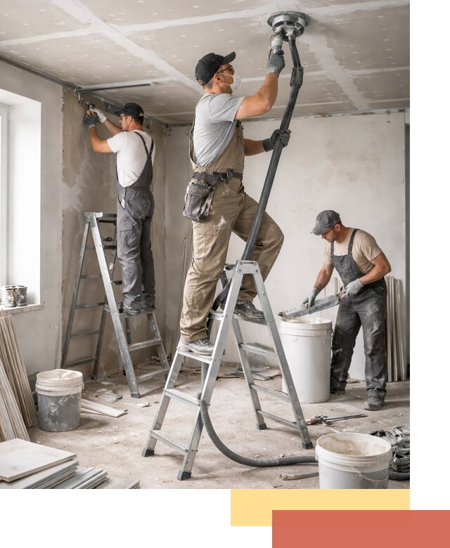 Ремонт потолка из гипсокартона в Каменске-Шахтинском: быстрый и качественный монтаж