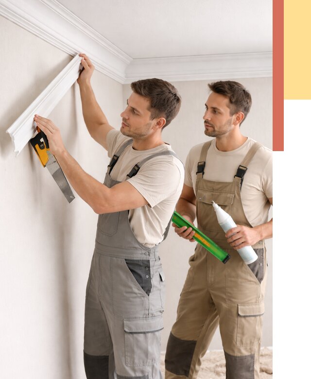 Монтаж потолочного плинтуса в Каменске-Шахтинском от 2369 руб. — быстро и недорого | ОТДЕЛОЧНИК-Ксш