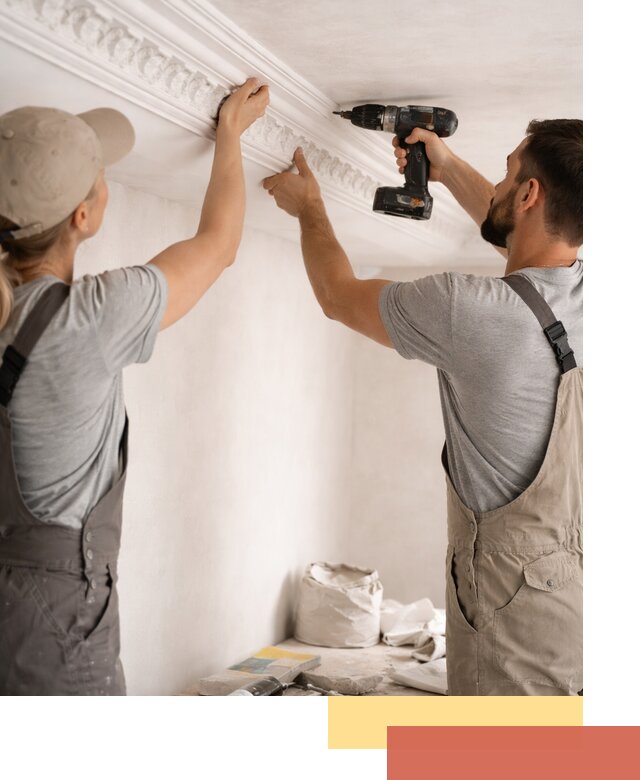 Профессиональный монтаж лепнины на потолок в Каменске-Шахтинском