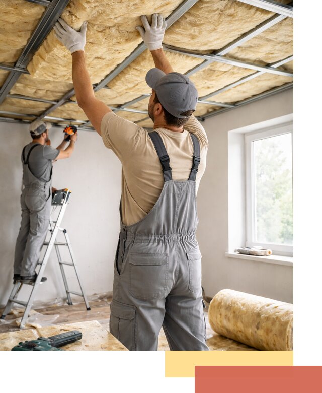 Утепление потолка под ключ в Каменске-Шахтинском качественно и быстро